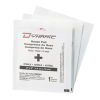 Dynamic Gauze, Pad, 3" L x 3" W, Sterile, Medical Device Class 1 Pryde Industrial Inc.