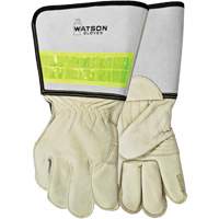Circuit Breaker Linesman Welding Gloves, Grain Cowhide, Size Medium Pryde Industrial Inc.