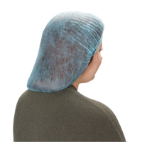 Pleated Bouffant Cap, Polypropylene, 21", Blue Pryde Industrial Inc.