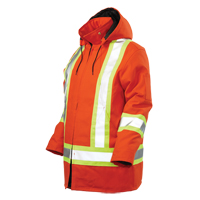 Safety Parka, High Visibility Orange, Large Pryde Industrial Inc.