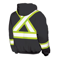 Chandail avec capuchon de s&eacute;curit&eacute;, Polyester, Grand, Noir Pryde Industrial Inc.