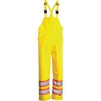 Open Road&reg; Bib Pants, Polyester, Small, High Visibility Lime-Yellow Pryde Industrial Inc.