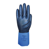 Summitech Full-Dipped Chemical Resistant Gloves, Size Small/7, 11.8" L, Chloroprene, Poly-Cotton Inner Lining, 59-mil Pryde Industrial Inc.