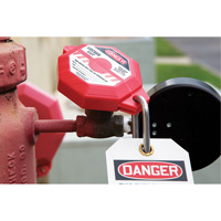 Stopout&reg; Valve Handle Lockout, Gate Type Pryde Industrial Inc.