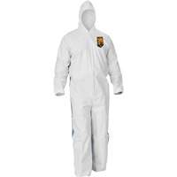 Kleenguard A40 Coveralls with Breathable Back, Large, Blue/White, Microporous/SMS Pryde Industrial Inc.
