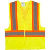 Veste de s&eacute;curit&eacute; pour la circulation, Jaune lime haute visibilit&eacute;, Moyen, Polyester Pryde Industrial Inc.