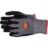 Composite-Knit Cut-Resistant Gloves, Size 6/X-Small, 13 Gauge, Foam Nitrile Coated, Stainless Steel/HPPE/TenActiv Shell, ASTM ANSI Level A7 Pryde Industrial Inc.