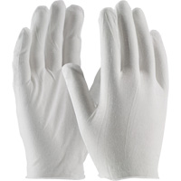 Inspection Gloves, Cotton, Unhemmed Cuff, One Size Pryde Industrial Inc.