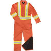 Reflective Duck Coveralls, Small, Orange Pryde Industrial Inc.