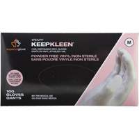 Disposable Gloves, Small, Vinyl, 4-mil, Powder-Free, White Pryde Industrial Inc.