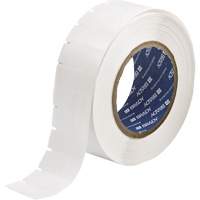 &eacute;tiquettes &agrave; transfert thermique B-461, Polyester, 0,6" lo x 1,625" h, Blanc Pryde Industrial Inc.