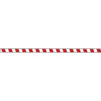 Tough-Mark Heavy-Duty Floor Marking, Rectangle, 48" L x 4" W, Red and White, Polyethylene Pryde Industrial Inc.