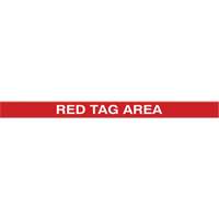Tough-Mark Heavy-Duty Floor Marking, Rectangle, 48" L x 4" W, Red, Polyethylene Pryde Industrial Inc.