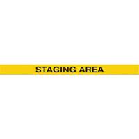 Tough-Mark Heavy-Duty Floor Marking, Rectangle, 48" L x 4" W, Yellow, Polyethylene Pryde Industrial Inc.