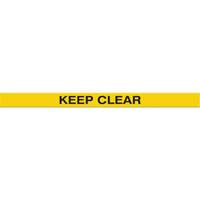 Tough-Mark Heavy-Duty Floor Marking, Rectangle, 48" L x 4" W, Yellow, Polyethylene Pryde Industrial Inc.