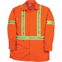 Westex UltraSoft&reg; Industrial Work Shirt, Small, Orange Pryde Industrial Inc.