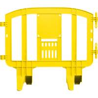 Minit Barricade, Interlocking, 49" L x 39" H, Yellow Pryde Industrial Inc.