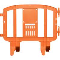Minit Barricade, Interlocking, 49" L x 39" H, Orange Pryde Industrial Inc.