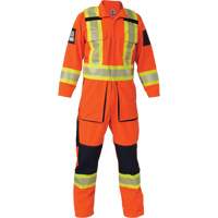 Ripstop Coveralls, Small, High Visibility Orange Pryde Industrial Inc.