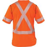 T-shirt &agrave; manches courtes haute visibilit&eacute; Polartec Power Grid, Polyester, Petit, Orange Pryde Industrial Inc.