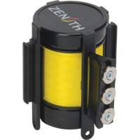 Cassette de ruban magn&eacute;tique pour barri&egrave;re de contr&ocirc;le des foules personnalis&eacute;e, 12', Ruban Jaune Pryde Industrial Inc.
