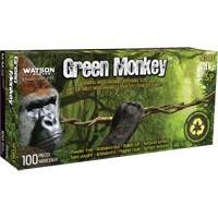 5559PF Green Monkey Gloves, Small, Nitrile, 4-mil, Powder-Free, Green Pryde Industrial Inc.