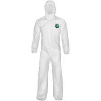 MicroMax&reg; NS Cool Suit Coveralls, Small, White, Microporous/Polypropylene Pryde Industrial Inc.