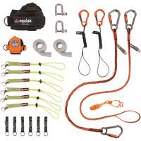 Trousse de longes de fixation d'outils pour monteurs de charpentes m&eacute;talliques et poseurs d'acier 3186 Squids Pryde Industrial Inc.