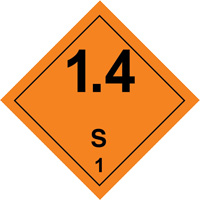 Hazardous Material Handling Labels, 4" L x 4" W, Black on Orange SGQ529 | Pryde Industrial Inc.