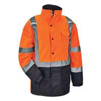 Parka thermique GloWear 8384 de Type R, Orange haute visibilit&eacute;, Grand Pryde Industrial Inc.