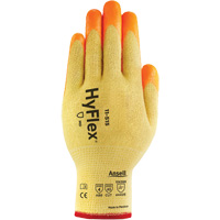 HyFlex&reg; High Visibility Cut-Resistant Gloves, Size 6, 13 Gauge, Foam Nitrile Coated, Stainless Steel/Kevlar&reg;/Spandex Shell, ASTM ANSI Level A5/EN 388 Level E Pryde Industrial Inc.