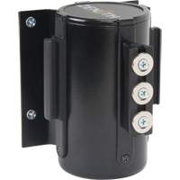 Barri&egrave;re &agrave; fixation murale avec ruban magn&eacute;tique, Acier, Fixation par vis, 12', Ruban Noir Pryde Industrial Inc.