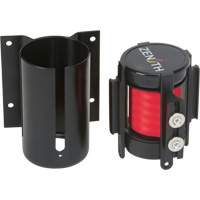 Barri&egrave;re &agrave; fixation murale avec ruban magn&eacute;tique, Acier, Fixation par vis, 7', Ruban Rouge Pryde Industrial Inc.