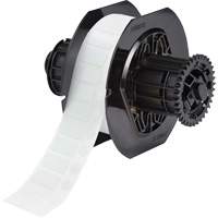 &eacute;tiquettes pour laboratoire et couvercles de flacon r&eacute;sistant aux produits chimiques de s&eacute;rie B33, Polyester, 1" lo x 0,5" h, Blanc Pryde Industrial Inc.