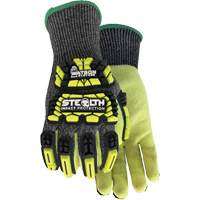 Gants r&eacute;sistants aux coupures et aux chocs Stealth Dog Fight, Petit, Paume en Fibre de verre/PEHP/Nylon/Spandex, Poignet Poignet en tricot Pryde Industrial Inc.