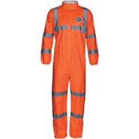 Combinaison haute visibilit&eacute; avec collet, Petit, Orange, Tyvek 500 Pryde Industrial Inc.