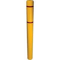 Bollard Cover, 6" Dia. x 52" L, Yellow Pryde Industrial Inc.