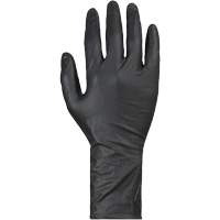 Gants jetables KeepKleen, Grand, Nitrile, 8 mils, Sans poudre, Noir Pryde Industrial Inc.