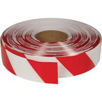 Ruban de marquage tr&egrave;s r&eacute;sistant pour plancher ArmorStripe, 2" x 100', PVC, Rouge et blanc Pryde Industrial Inc.