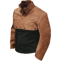 Plastron &agrave; manches en cuir de qualit&eacute; standard, 2T-Grand, Brun Pryde Industrial Inc.