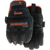 Gants de travail r&eacute;sistants aux coupures The Breakdown, Taille Petit, Enveloppe en Aramide/Polyester/Acier inoxydable, ASTM ANSI niveau A5 Pryde Industrial Inc.