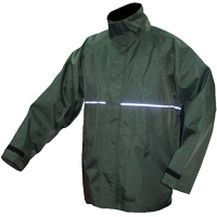 Journeyman Waterproof Jacket, Nylon, Medium, Green Pryde Industrial Inc.