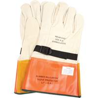 Gants de protection en cuir avec sangle, Taille 8, 12" lo Pryde Industrial Inc.