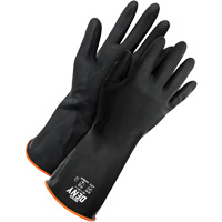 Gants r&eacute;sistants aux produits chimiques Deny, Taille 9, 12" lo, Latex de caoutchouc, Doublure en Ouat&eacute;e, Gant de calibre hiver Pryde Industrial Inc.
