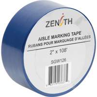 Aisle Marking Tape, 2" x 108', PVC, Blue Pryde Industrial Inc.