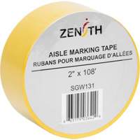 Aisle Marking Tape, 2" x 108', PVC, Yellow Pryde Industrial Inc.