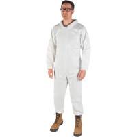 Combinaisons de premi&egrave;re qualit&eacute;, Moyen, Blanc, Microporeux Pryde Industrial Inc.