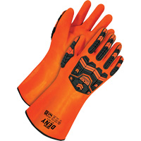 Gants r&eacute;sistants aux produits chimiques Deny, Taille 9, 14" lo, PVC, Doublure en Tissu &eacute;ponge Pryde Industrial Inc.