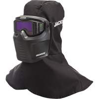 Rebel ADF Welding Mask, 3.5" L x 1.3" W View Area, 3/5-12 Shade Range, Black Pryde Industrial Inc.