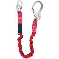 ShockSorb Internal Shock Lanyard, 6', Rebar Hook Center, Snap Hook Leg Ends, Polyester Pryde Industrial Inc.